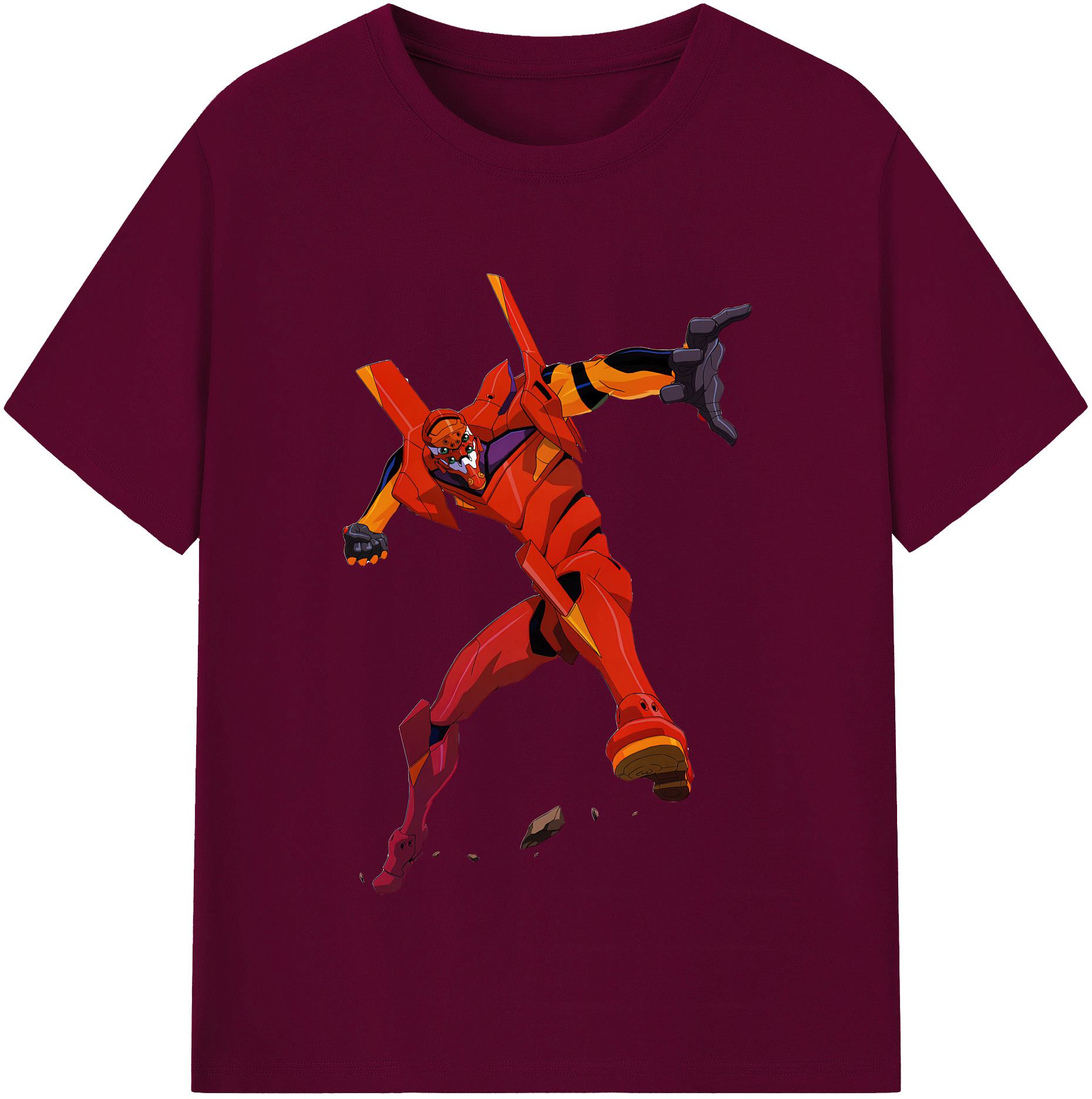 EVA 新世紀エヴァンゲリオン レディースカジュアルプリントTシャツ（綿100％）